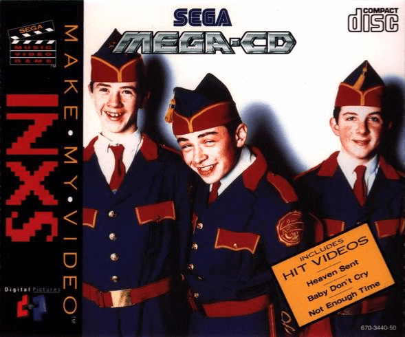 INXS: Make My Video box art for Sega CD